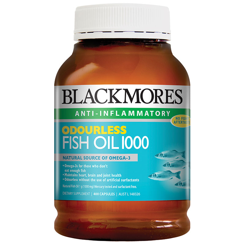 Blackmores 无腥味深海鱼油胶囊 1000mg 400粒