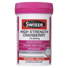 Swisse 高浓度蔓越莓胶囊 25,000mg 30粒