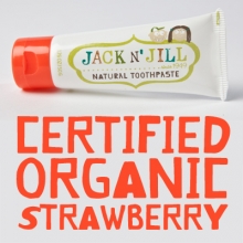 Jack N' Jill 儿童天然无氟牙膏 - 草莓味 50克