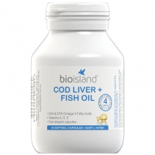 Bio Island 天然深海鳕鱼肝油 90粒 有效期到21年3月