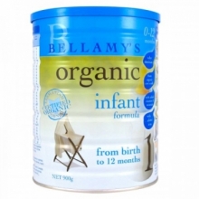 Bellamy's 贝拉米有机婴幼儿奶粉1段 900g 【一罐】【含税含直邮】