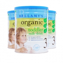 Bellamy's 贝拉米有机婴幼儿奶粉3段 900g 【三罐】【含税含直邮】