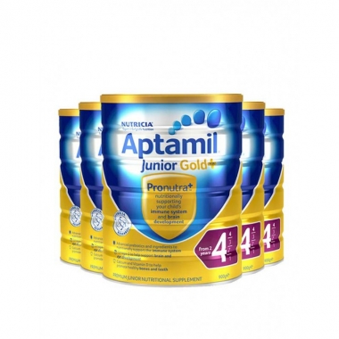 Aptamil 爱他美金装婴幼儿奶粉4段 900g 【六罐】【含税含直邮】