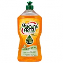 Morning Fresh 透明橘黄色茶树消毒版洗洁精 900ml