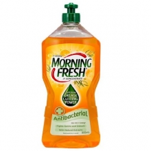 Morning Fresh 透明橘黄色茶树消毒版洗洁精 900ml