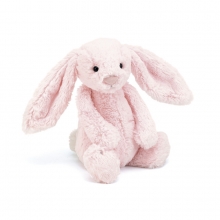 Jellycat 邦尼兔毛绒公仔玩具 白尾系列粉色中号