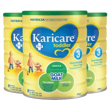 Karicare 可瑞康婴幼儿羊奶粉3段  900g 【三罐】【含税含直邮】
