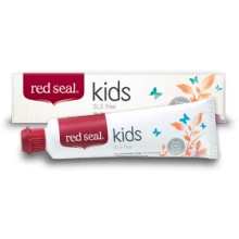Red Seal 红印儿童天然无氟牙膏防蛀齿可吞咽75g