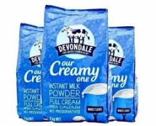 Devondale 德运高钙全脂奶粉 1kg（3袋包邮包税）